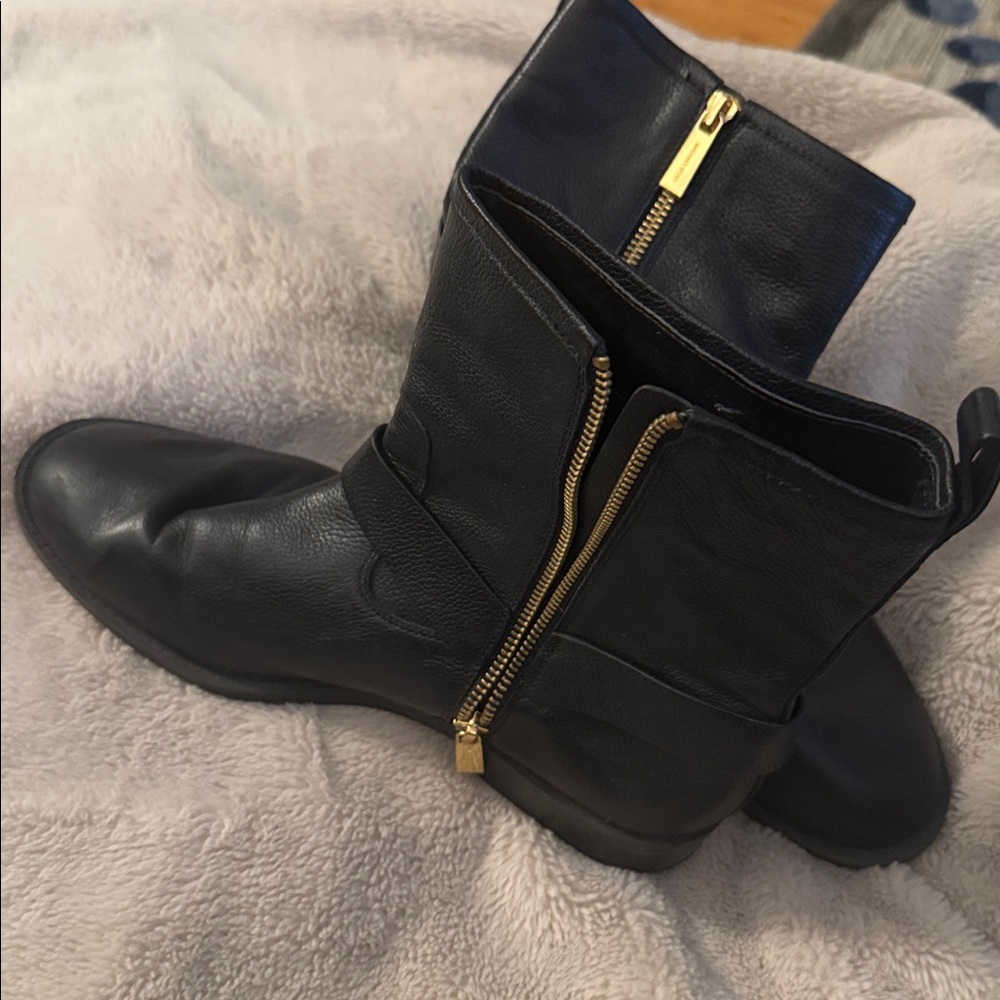 Leather studded moto boots Michael Kors - Picture 3 of 5